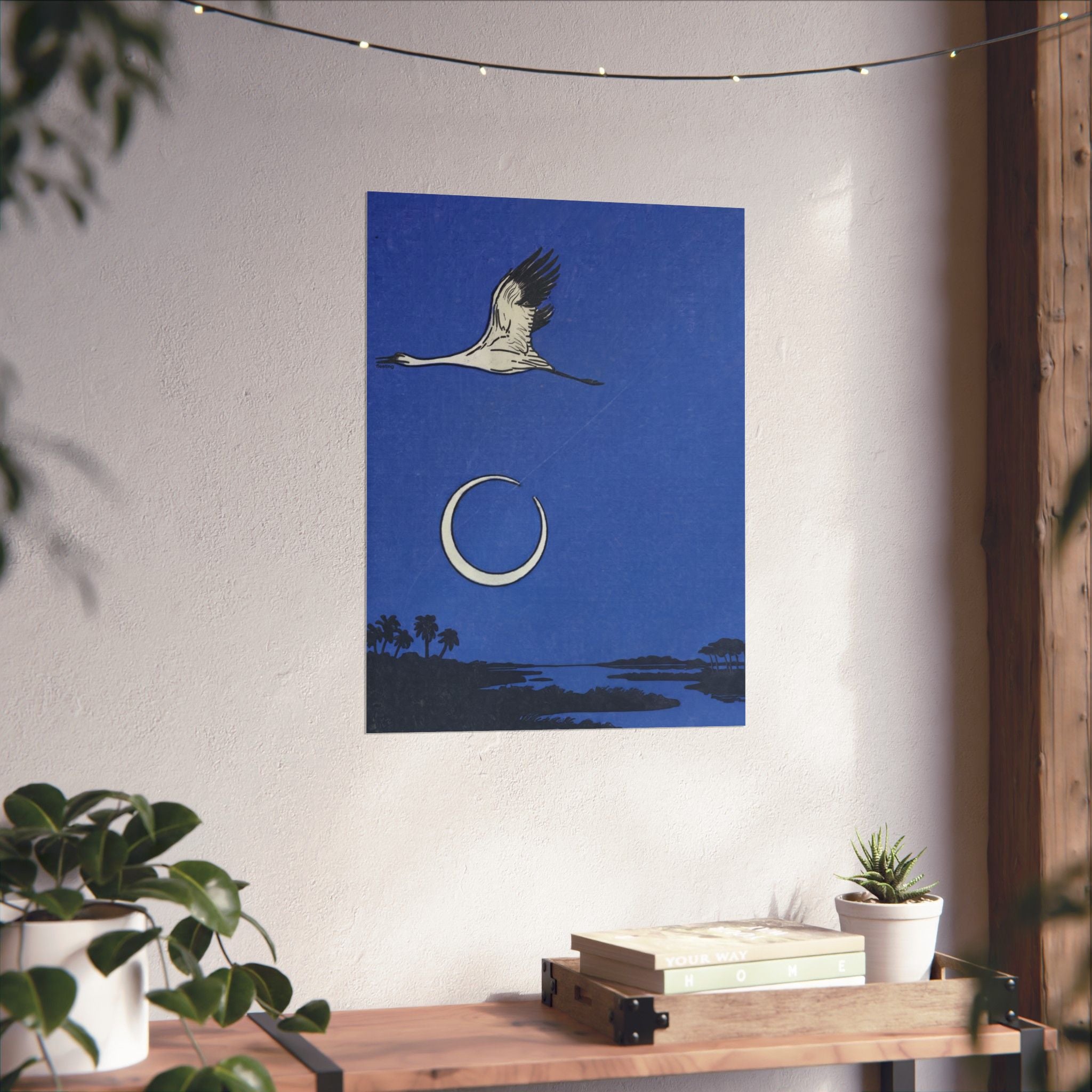 Fleeting Flock Print — Vertical Print