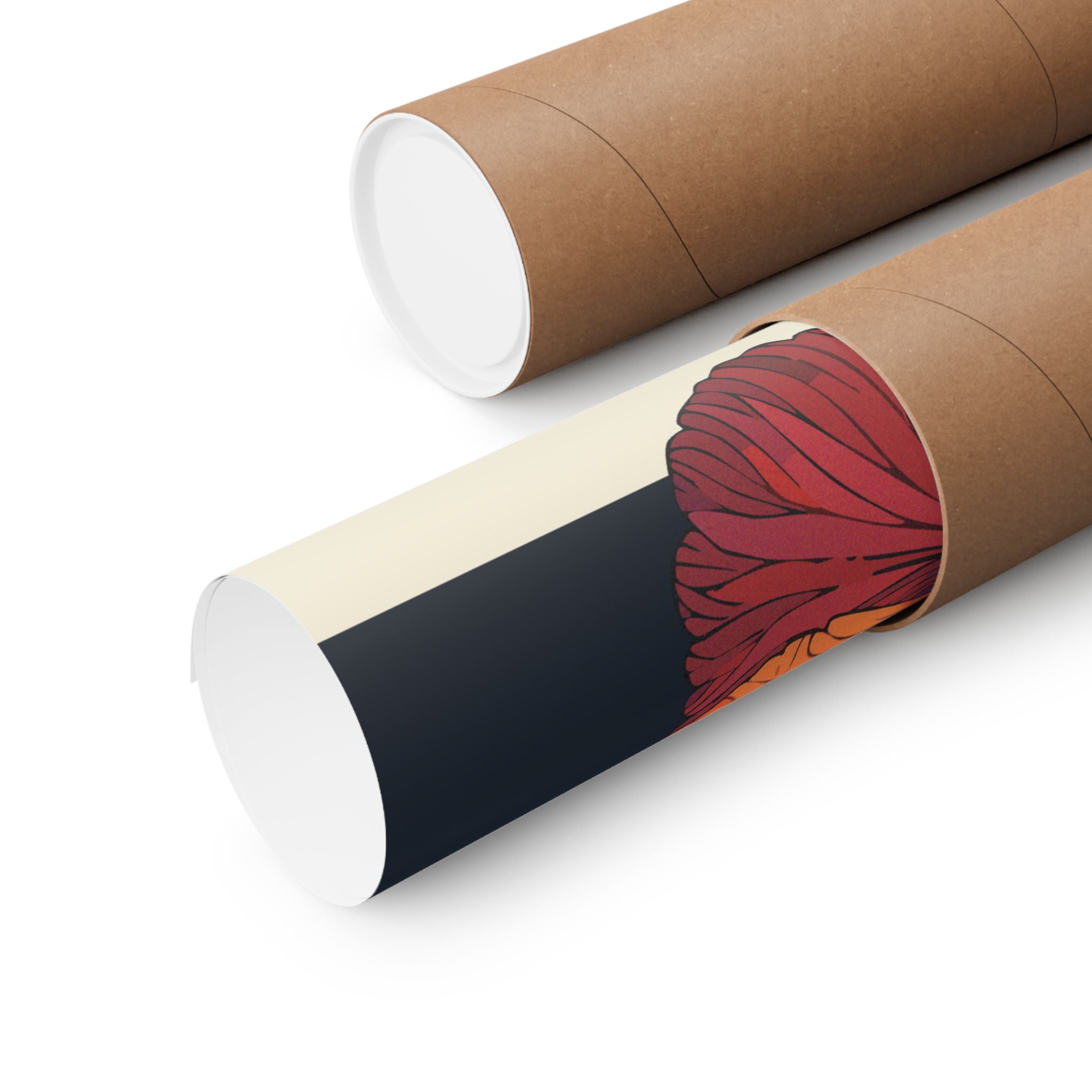 Transcending Floral Print — Vertical Poster