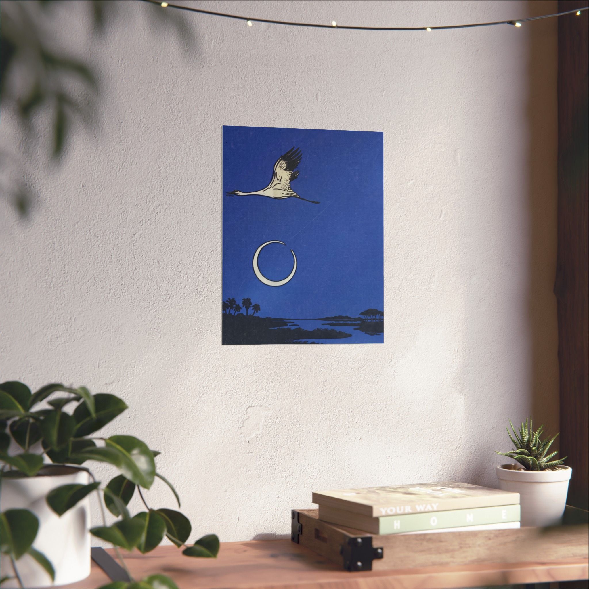 Fleeting Flock Print — Vertical Print