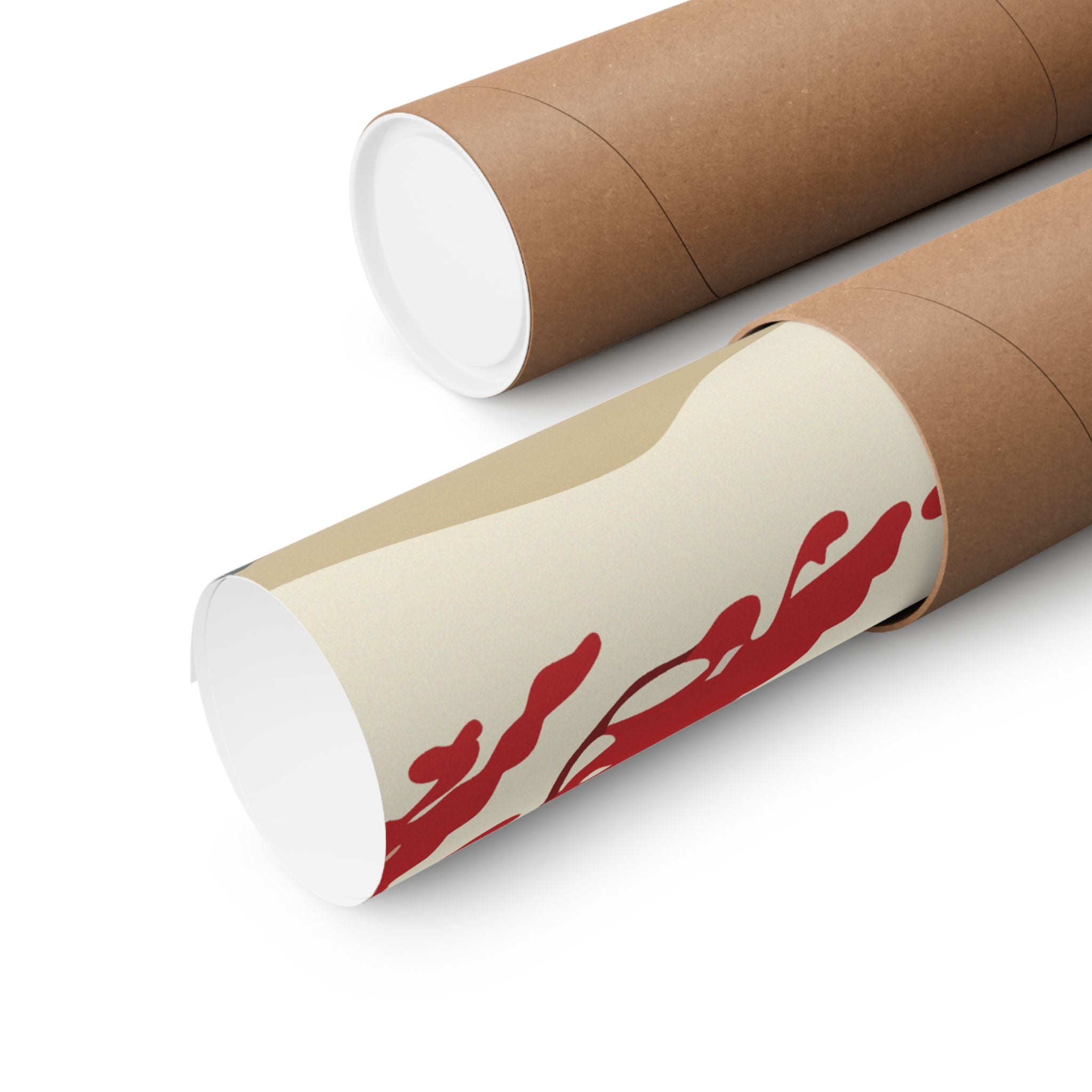 Japanese Red Pine Print — Vertical Poster
