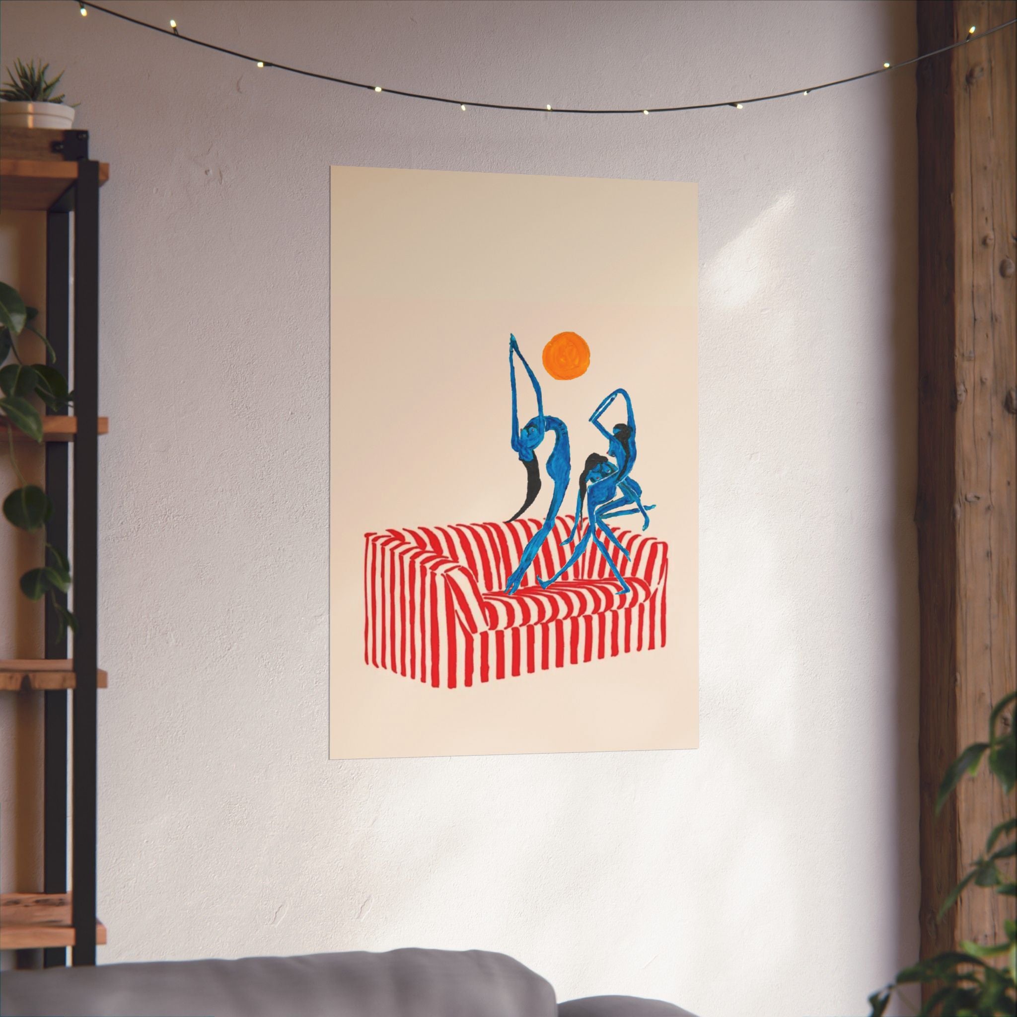 Couch Dance Print — Vertical Poster