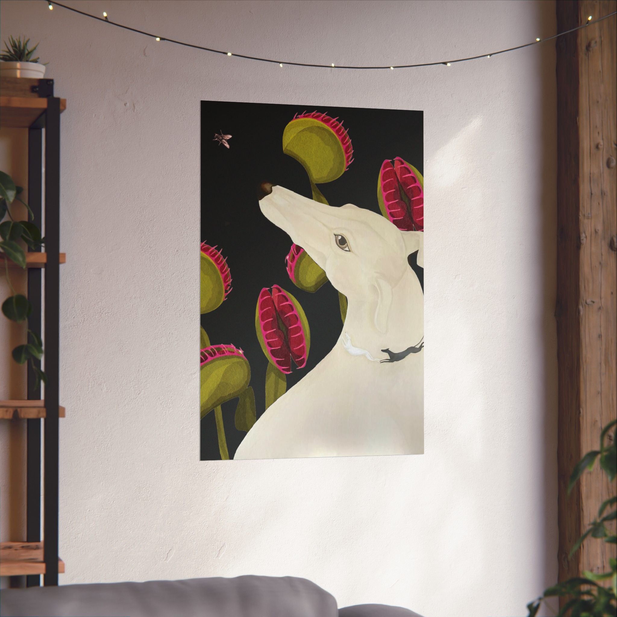 Greyhound & Venus Print — Vertical Poster