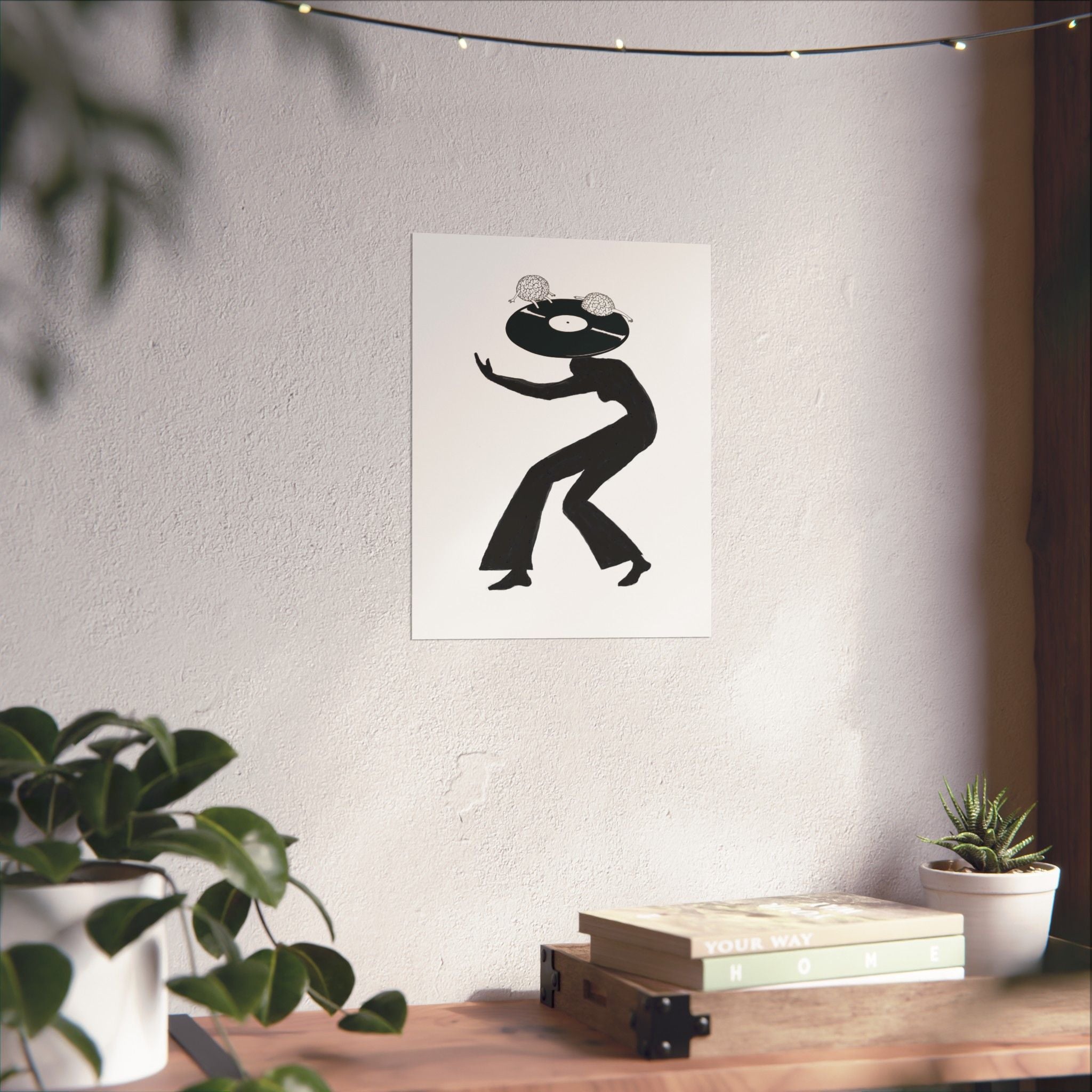 Vinyl Head Print — Vertical Poster
