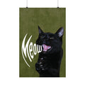 Black Cat Print — Vertical Poster