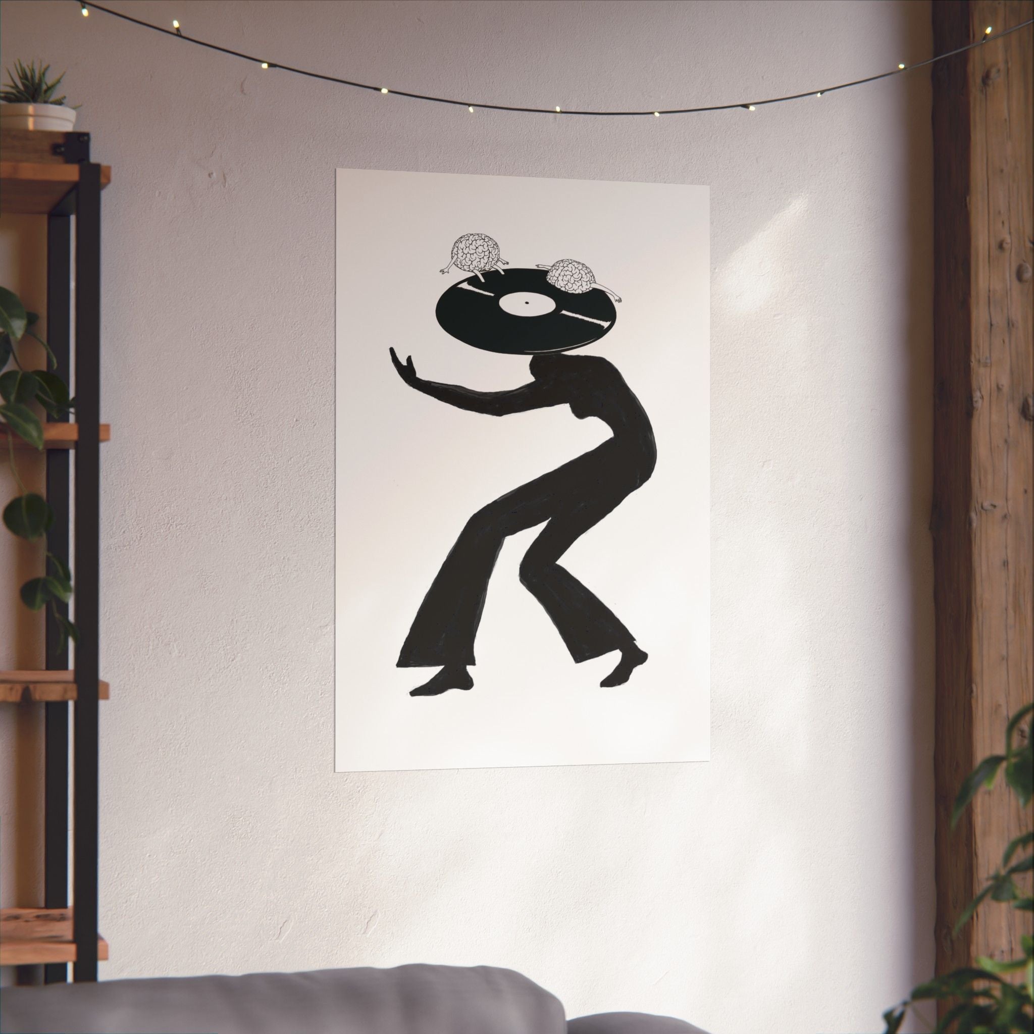 Vinyl Head Print — Vertical Poster