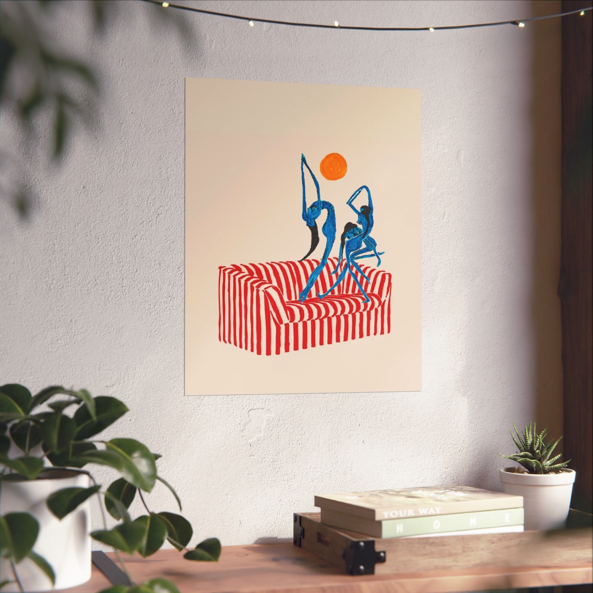 Couch Dance Print — Vertical Poster