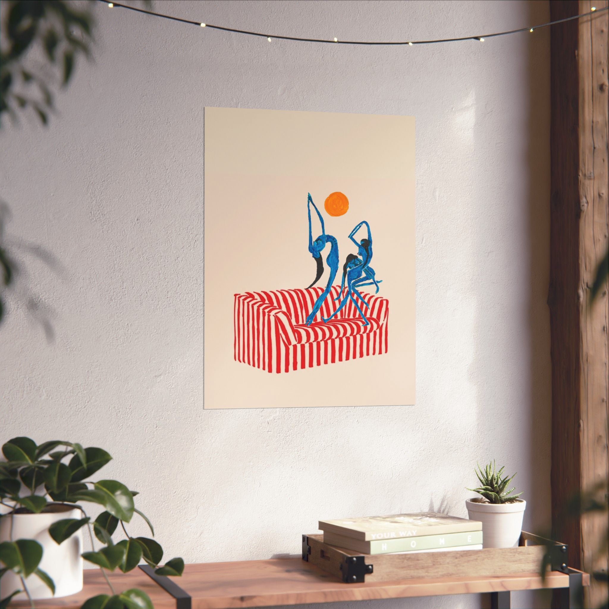 Couch Dance Print — Vertical Poster