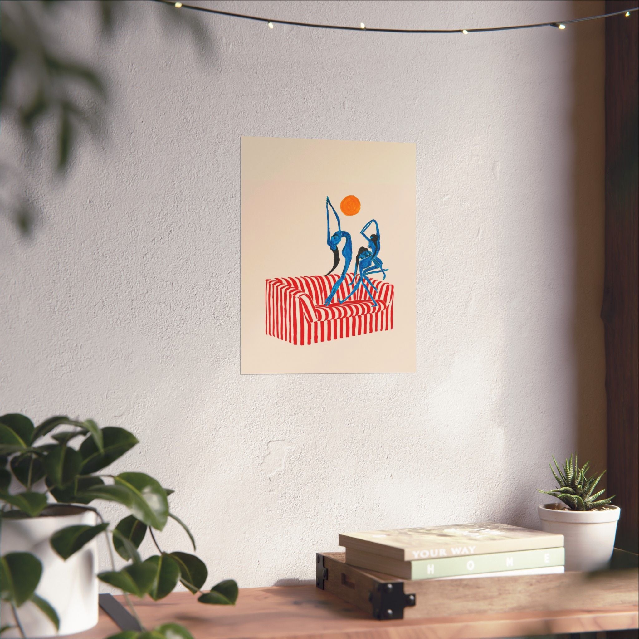 Couch Dance Print — Vertical Poster