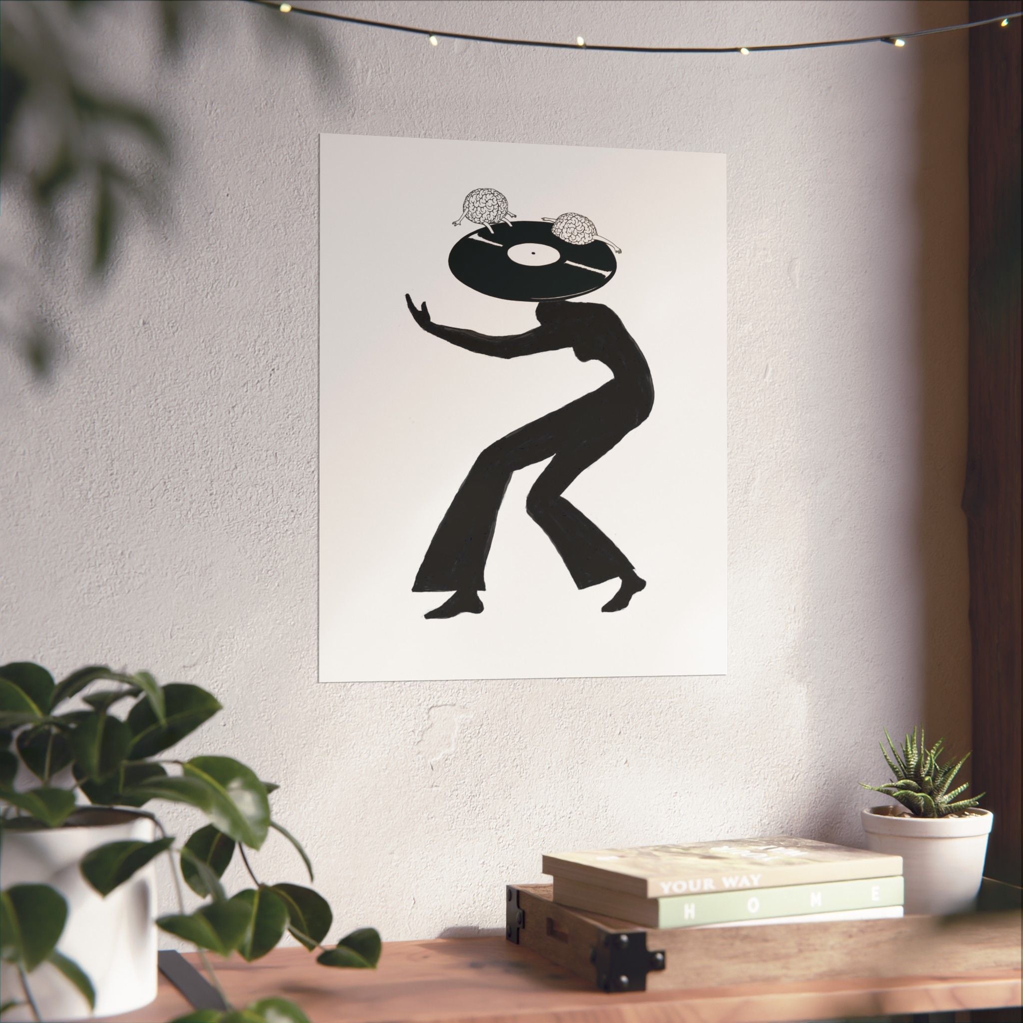 Vinyl Head Print — Vertical Poster