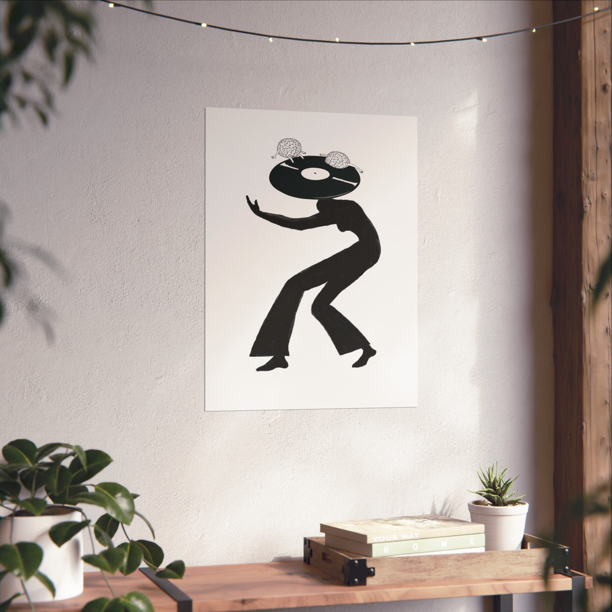 Vinyl Head Print — Vertical Poster