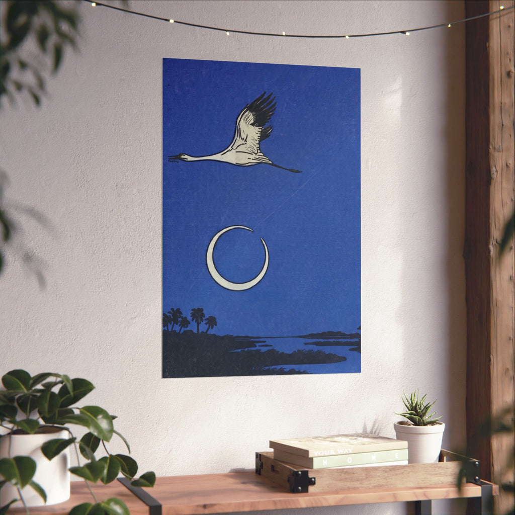 Fleeting Flock Print — Vertical Print